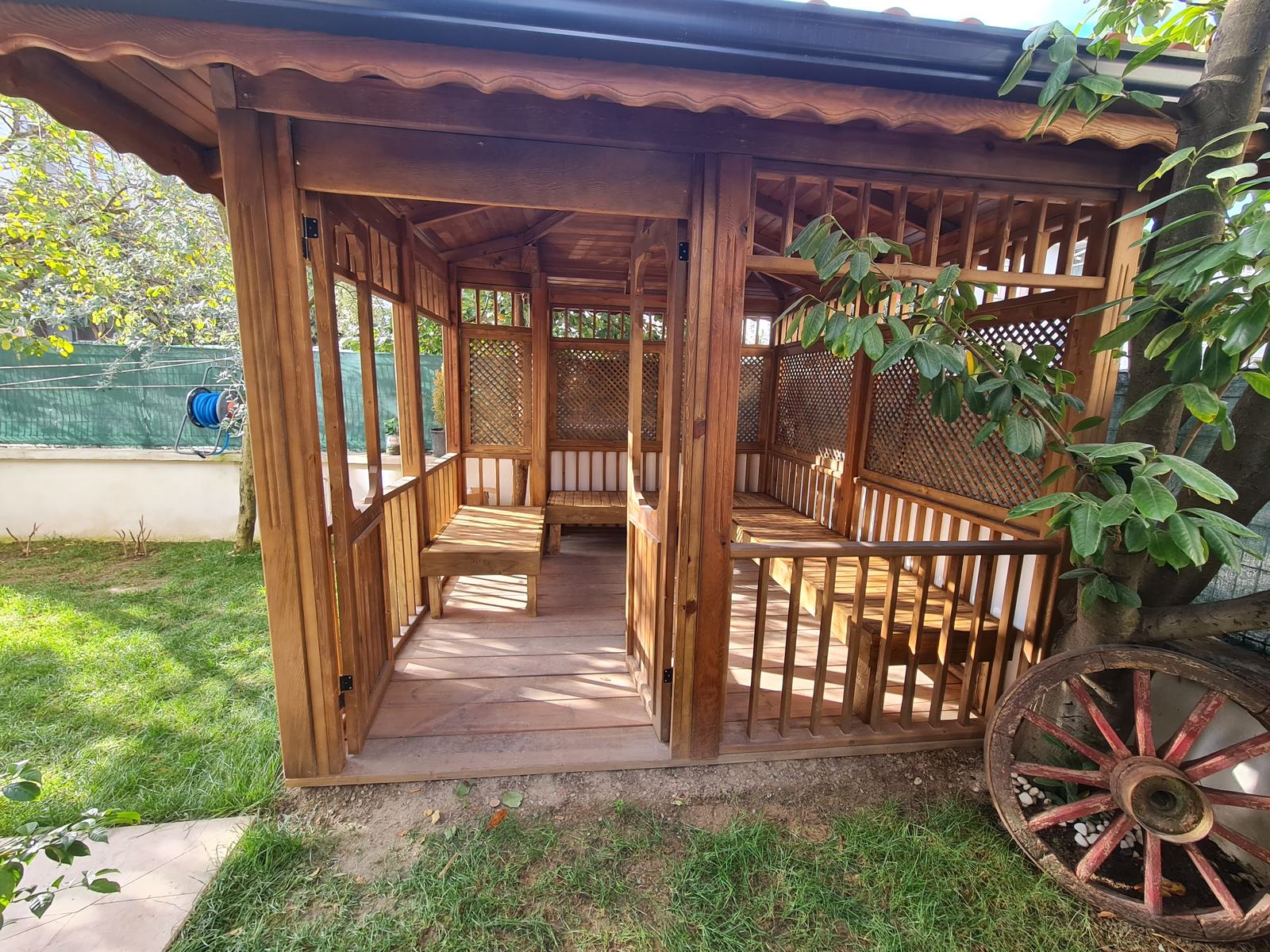 Veranda with Corner Seating Set