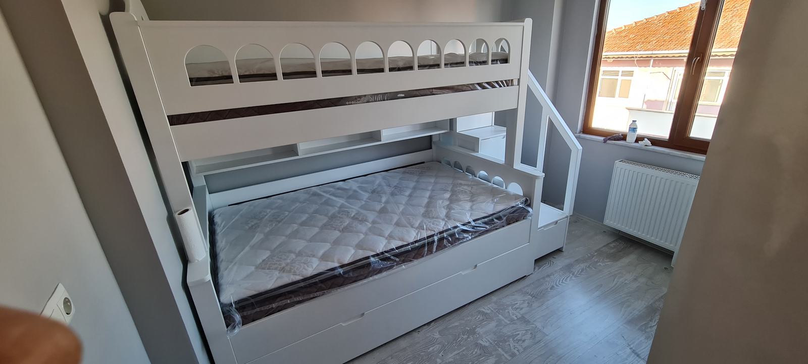 Bunk Bed with Storage Stairs