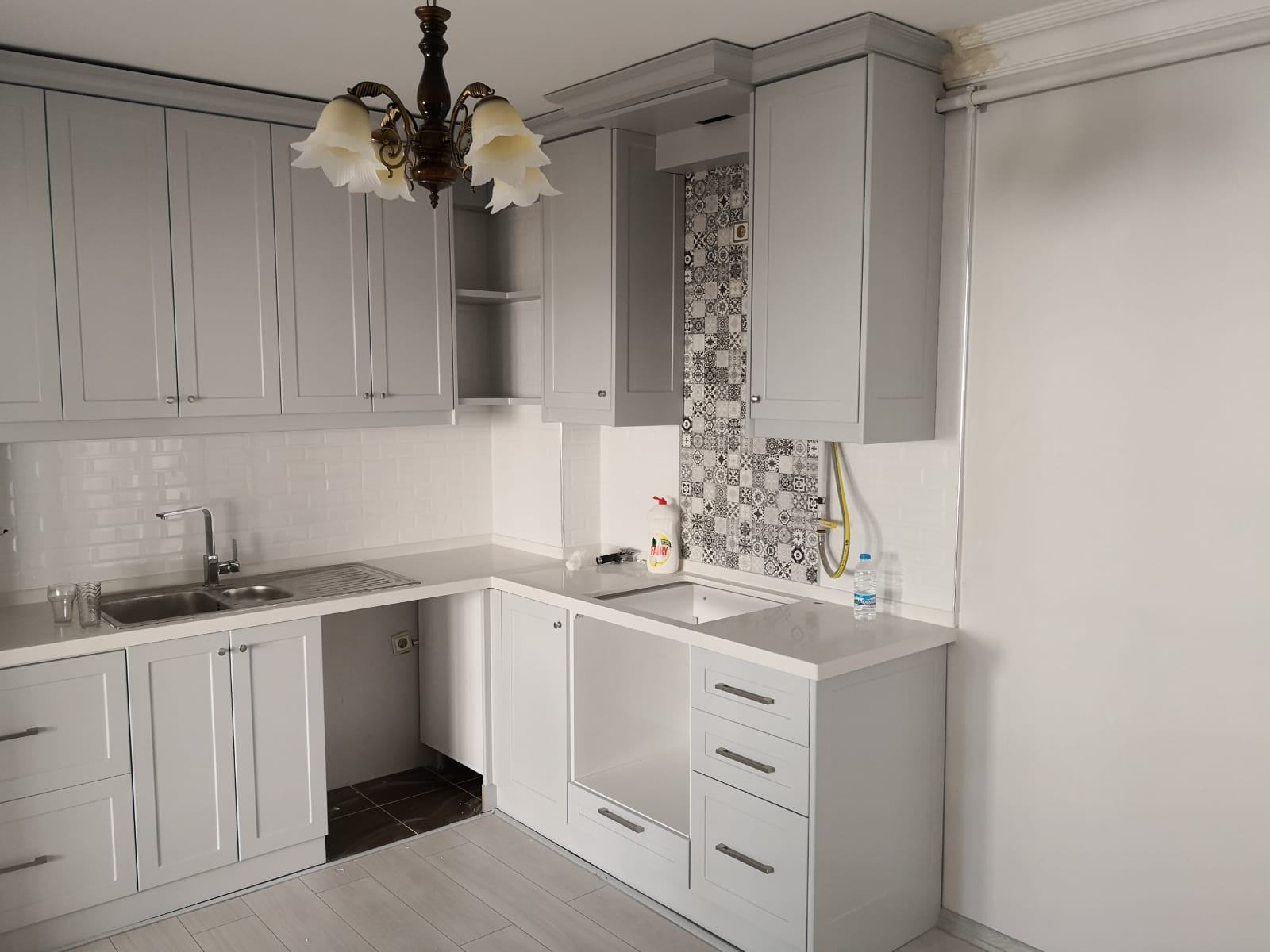 Light Gray Kitchen Cabinet