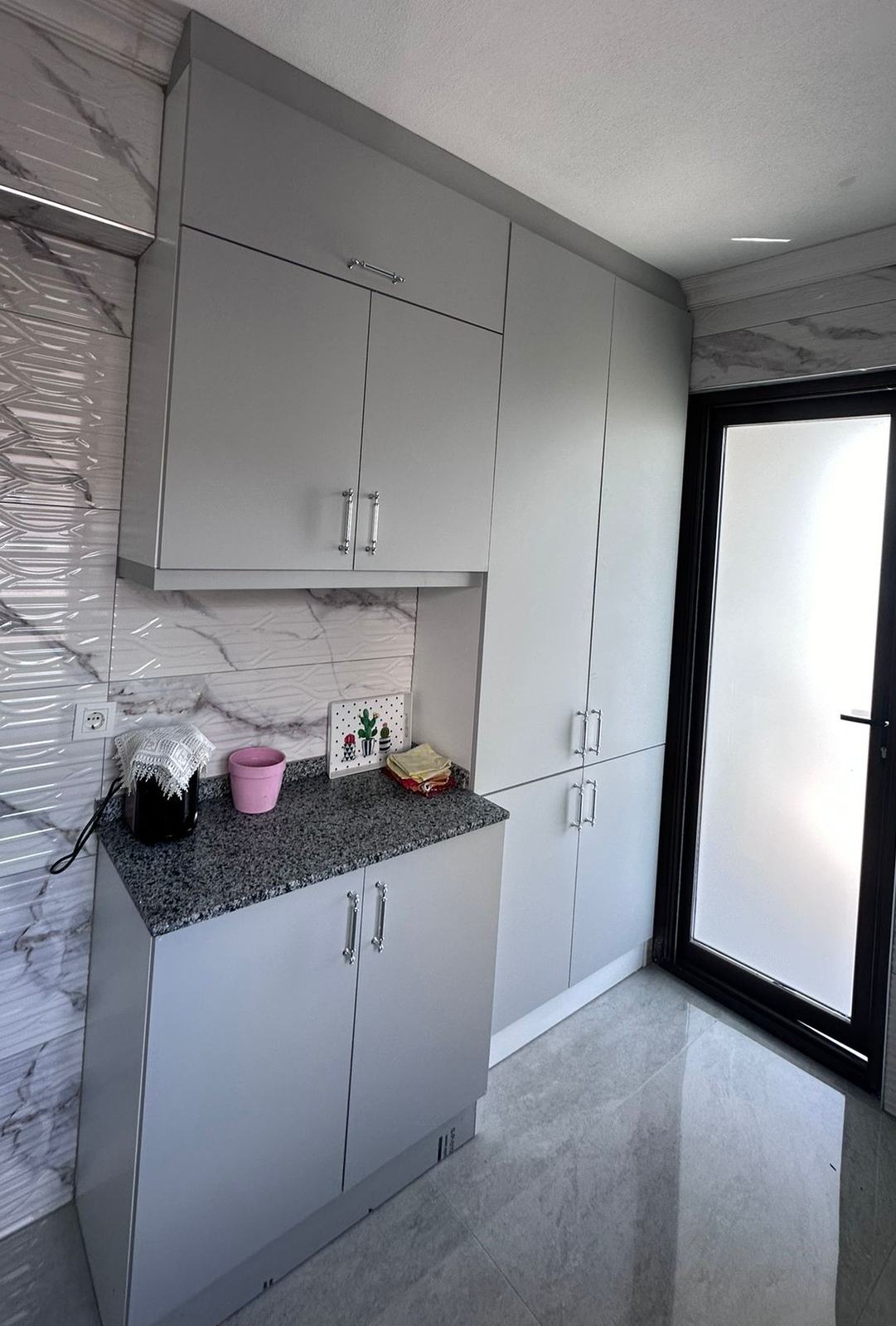 Gray Colored Corner