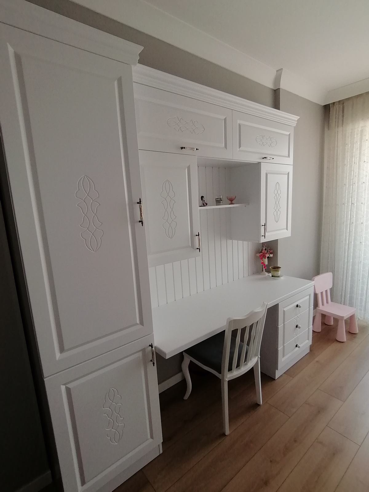 Study Desk with Cupboard