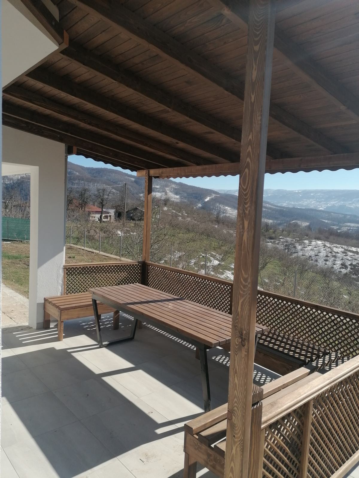 Veranda with Table Set